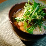 あっさり上品料亭風！なめこと大根おろしの煮麺☆